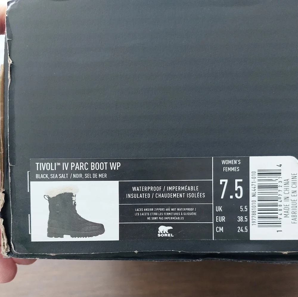 Size 7.5 Sorel Tivoli Winter Boots Runs Small!! Fits Like 6.5-7 - Picture 14 of 16